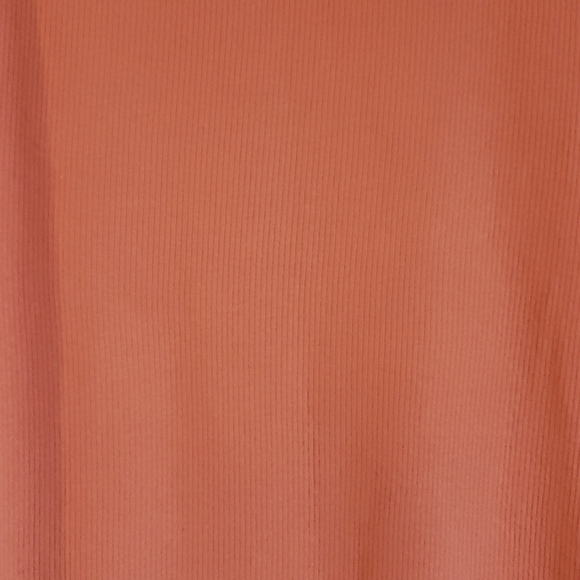 Hanes brand basic tank or undershirt.  Kids size XL, women's size S. Coral. - Picture 3 of 4